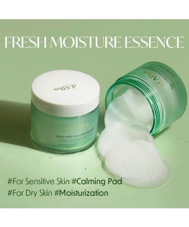 Buy d alba Piedmont Daily Mild Cica Calming Pads - Soothing Exfoliation for Sensitive Skin | International Shipping Available - Buy Online on GoSupps.com