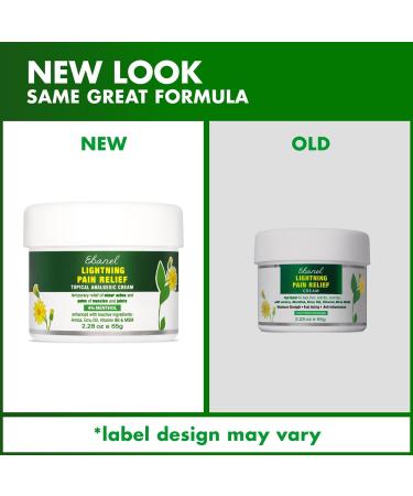 Ebanel Menthol Arnica Gel Pain Relief Cream with Hemp Oil | Anti Inflammatory Muscle Rub for Arthritis & Joint Pain - 2.28 oz (2-Pack) - Buy Online on GoSupps.com