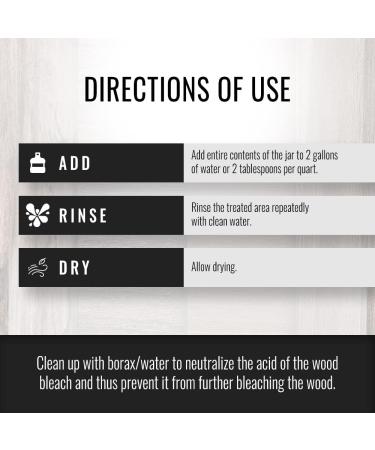 Real Milk Paint Oxalic Acid Wood Bleach - 16 oz | Stain & Iron Remover for Wood - Buy Online on GoSupps.com