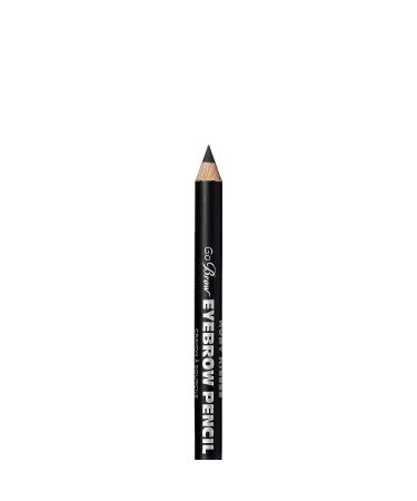 Ruby Kisses GoBrow Eyebrow Pencil 6 PACK Black Brown - Sharpenable, Longwear & Natural-Looking - Long Lasting Wooden Pencil - Buy Online on GoSupps.com