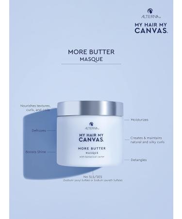 Shop My Hair. My Canvas. More Butter Vegan Hair Masque 6oz - Nourish & Define Curls - International Shipping Available - Buy Online on GoSupps.com