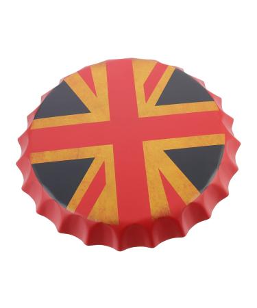 GRIRIW Decorative Bottle Caps Beer Cap Pendant British Decor Home Decor Beer Bottle Cap Sign Wall Art for Home Household Tin