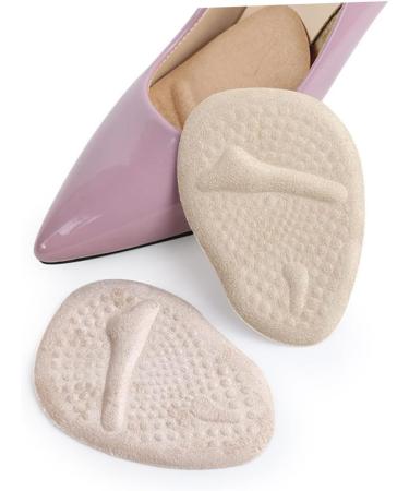 NOLITOY 5 Pairs Forefoot Pads & Cushions - Metatarsal Bunion & Half Foot Inserts for High Heels - Comfort Grip Gel Foot Care - Buy Online on GoSupps.com