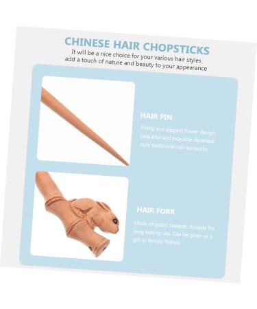 DOITOOL Bunny Hairpin Easter Costume Hairpins Hair Chopsticks Hair Barrettes for Women Hair Sticks for Women Hair Ornaments for Women Shawl Pin Hanfu Wood Hair Piece Women's - Buy Online on GoSupps.com