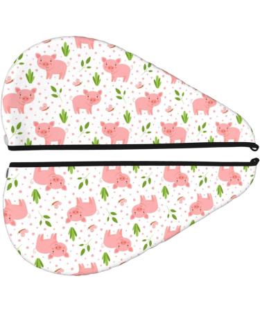 Hair Towel Wrap for Quick Drying | Funny Little Pigs Towel Turban | Ideal Hair Drying Solution - Buy Online on GoSupps.com
