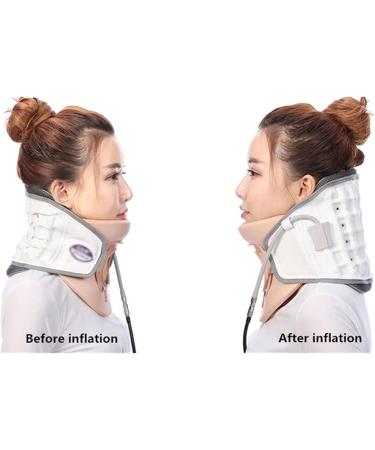 Adjustable Inflatable Neck Support Device | Ergonomic Neck Traction & Pain Relief for Home Use - Buy Online on GoSupps.com