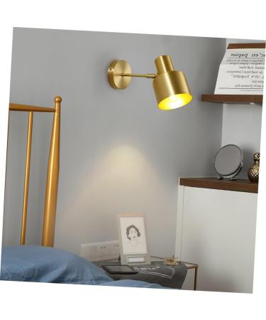 Hemobllo Bedroom Wall Sconce Brass Wall Sconces Brass Sconce Plug in Wall Sconces Wall Lamp European Style Wall Light - Buy Online on GoSupps.com