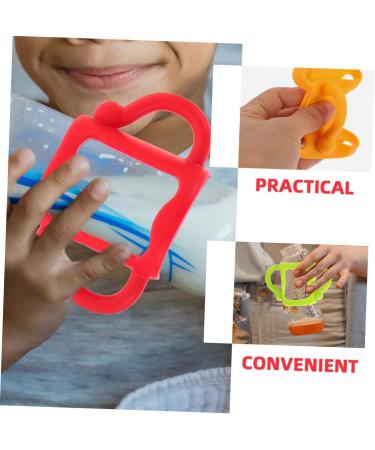 ibasenice 6 Pcs Silicone Bottle Handle Newborn Bottle Handle Newborn Bottle Grip Bottle Handles Milk Bottle Handles Milk Bottle Accessories Silicone Soft Wide Mouth 13.00X7.00X6.50CMx3pcs Assorted Colorx3pcs - Buy Online on GoSupps.com