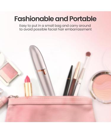 Rechargeable Women's Eyebrow Trimmer: Painless & Safe Electric Hair Remover | Rose Eyebrow Shaper Pen - Buy Online on GoSupps.com