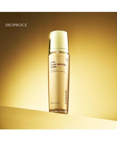 Deoproce Snail Galac Revital Toner 130ml Korean Anti-Wrinkle & Hydrating Skin Toner - Buy Online on GoSupps.com