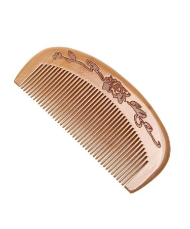 Comb Natural Comb Dense Teeth Beard Comb Massage Comb Hair Care wooden comb (Color : 5)