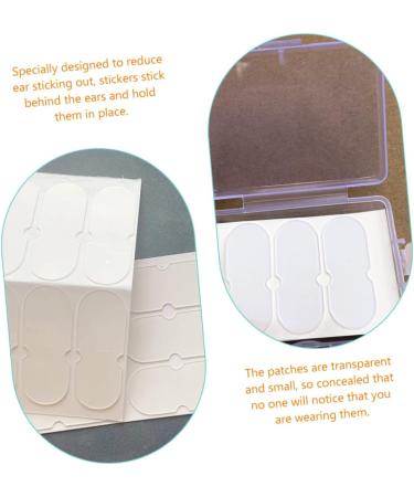 Healvian Invisible Ear Stickers - Eustachian Tube Unclogger & Ear Corrector - 60pcs Behind Ear Correction Tape for Cosmetics - White 4x16cm - Buy Online on GoSupps.com