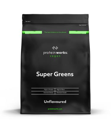 Super greens / tasteless / from the protein works / 500g / This superstic shake is your green vitamin bomb.Tastnutal 500 g (1 Pack) - Buy Online on GoSupps.com