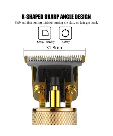 Zero Gapped Cordless T-Blade Hair Clippers - Professional Barber Trimmer for Men | Close Cutting Electric Hair Trimmer Kit for Bald Head Detailing and Beard Grooming - Buy Online on GoSupps.com