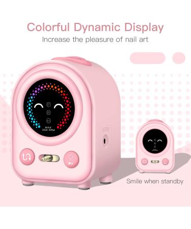 Madenia Electric Nail Drill 35000RPM Professional Electric Gel Manicure Quiet Cute Portable e File for Acrylic Nails Gel Adjustable Speed Electric Manicure and Pedicure Set with 4 Drill Bits Pink MJJ-222 222-pink - Buy Online on GoSupps.com