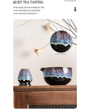 Ensemble de japonais | Kit de c r monie pour faire du - Ustensiles de c r monie de th pour amateurs de bien- tre amateurs de maison baristas pr paration de m ditation Le Four Devient Bleu et Violet - Buy Online on GoSupps.com