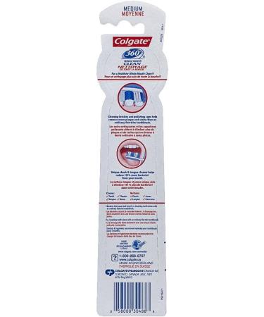 Colgate 360 Toothbrush Value Pack Medium 2 Count 360 Medium - Buy Online on GoSupps.com
