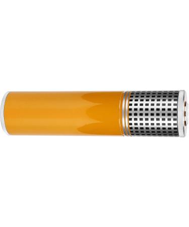 Travel Cigar Tubes Portable Cigar Holders for Cigar Moisturizing Christmas Gifts Birthday Gifts Friends Relatives (Yellow) - Buy Online on GoSupps.com