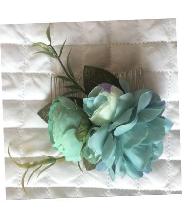 Didiseaon Wedding Floral Crown Bridal Hair Accessories for Wedding Floral Hair Comb Bride Flower Wreath Hair Comb Artificial Flower Hair Clip Hair Pin Headgear Vintage - Buy Online on GoSupps.com