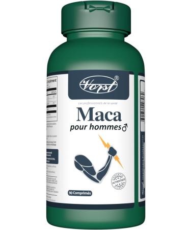 VORST Maca for Men 90 Vegan Tablets | Black Peruvian Maca Root Supplement | 1 Bottle 90 count (Pack of 1) - Buy Online on GoSupps.com