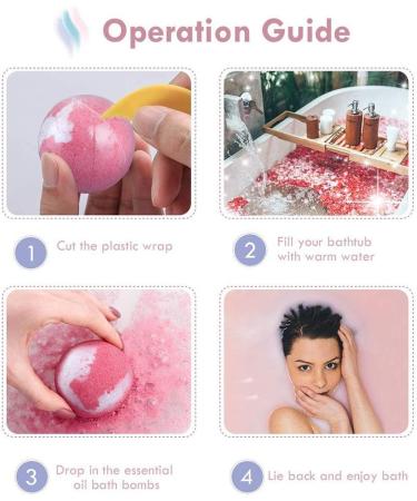 Supersun Bath Bombs & Scented Candles Gift Set for Women - Perfect Spa Gift for Her Birthday, Anniversary, Valentine's, Mother's Day & Christmas - Buy Online on GoSupps.com