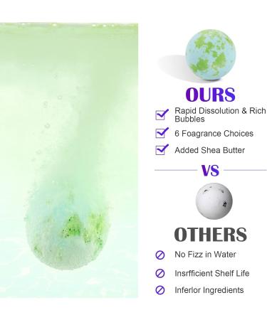NIZZUP Bath Bombs Gift Set - 12 Pack Aromatherapy Fizzies with Essential Oil, Long Lasting Moisturizing Spa Treatment - Perfect Gift for Loved Ones - Buy Online on GoSupps.com