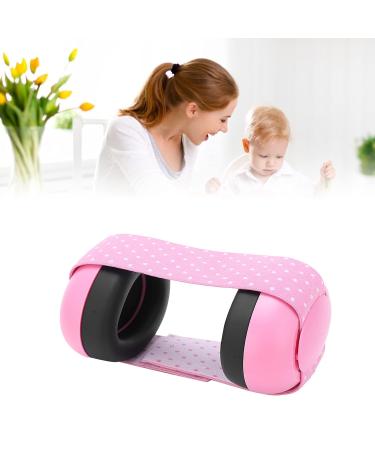 Comfortable Baby Hearing Protectors - Prevent Hearing Damage & Improve Sleep | Adjustable Pink Headband - Buy Online on GoSupps.com