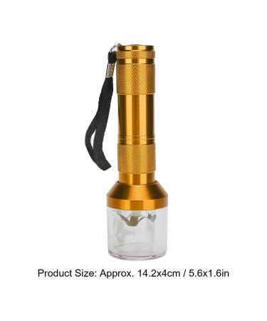 Electric Nail Powder Mixer & Grinder - Aluminum Herb/Spice/Tobacco Crusher Tool for Salons & Home Use (Gold) - Buy Online on GoSupps.com