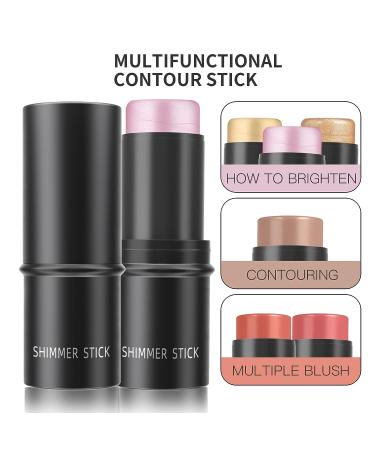 Waterproof Cream Blush Stick for Cheeks, Eyes, Lips - Long Lasting & Cruelty-Free - 05 - Buy Online on GoSupps.com