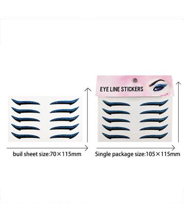 Autocollants Eyeliner Pour Femmes D calque Fard Paupi res Femme | 10 Pi ces Bandeye R sistant l'Eau pour Spectacles de Danse et Sc ne Autocollant Paupi res Noir - Buy Online on GoSupps.com