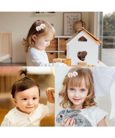 Haoh 28-Piece Colorful Hair Clips Set for Girls - Includes 800 Elastic Ties - Perfect for Long & Fine Hair - Rainbow & Flower Designs in Pink & Yellow - Buy Online on GoSupps.com