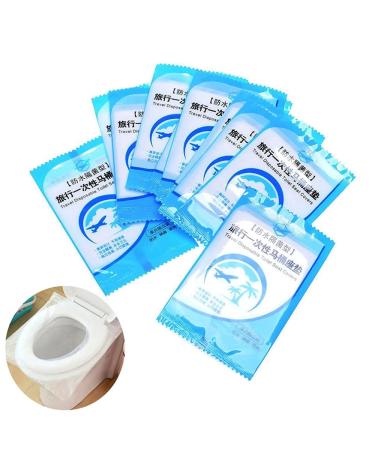 Travel Disposable Toilet Seat Covers Biodegradable Sanitary Public Toilet Seat Cushion (30PCS)