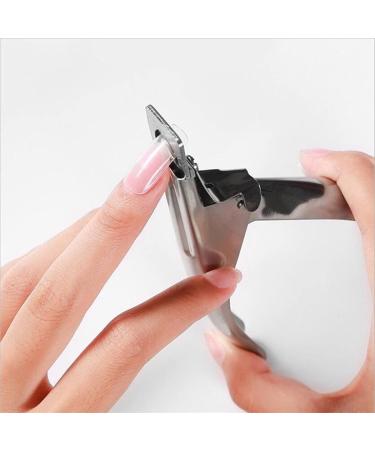 FURLOU Nail Clipper Fake Nail Cutter Professional Nail Clippers Straight Edge Nail Clipper Tips Manicure Cutter Guillotine Cut False Nails Trimmer - Buy Online on GoSupps.com
