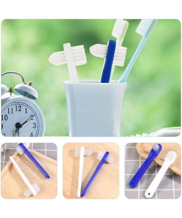 JECOMPRIS 8-Part Prosthesis Brush Set - Hard Solid Heads & Flat Bristles for Cleaning Artificial Teeth & Braces - Ideal for Dentures & Mouthguards - Buy Online on GoSupps.com