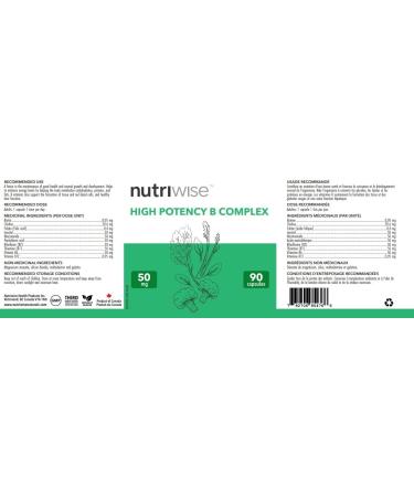 High Potency B Complex 90 Capsules - Buy Online on GoSupps.com