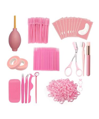 Lash Extension Practice Kit - Professional Eyelash Grafting Training Tools - Training Lash Extension Supplies for Beginners Include Individual Lashes Tweezers Kagrote