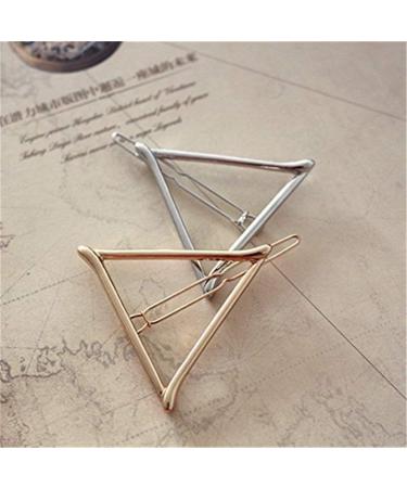 Women's Hollow Triangle Geometric Metal Hairpin Hair Clip Clamps Accessories Styling Jewelry Comfortable and Environmentally Nice and Fashion - Buy Online on GoSupps.com