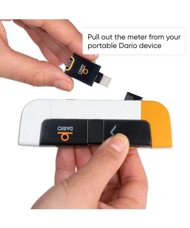 DARIO Blood Glucose Monitor Kit | Test Blood Sugar Levels & Manage Diabetes | Includes Glucose-Meter, 25 Strips, 10 Lancets - Buy Online on GoSupps.com