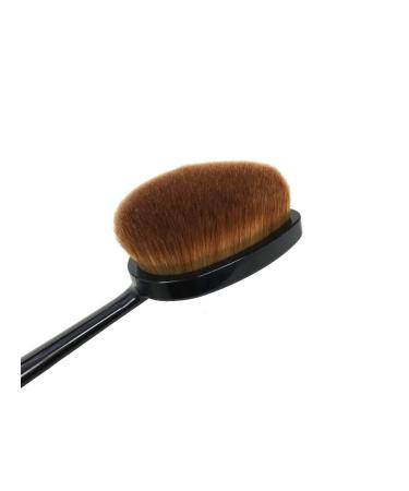 Make Up Contour Brush - Black - Oval Style (SB 21) Vegan & Cruelty Free