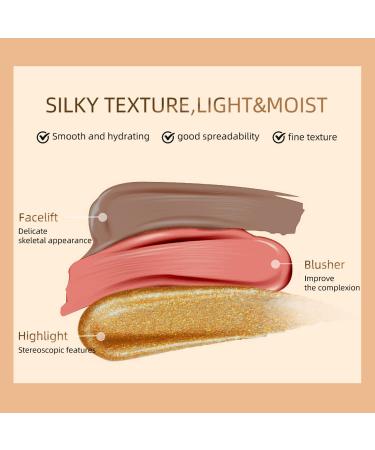 Liquid Contour Beauty Wand - Highlighter & Bronzer Concealer Pen with Cushion Applicator, Natural Matte Finish - Makeup Stick Color 001 - Buy Online on GoSupps.com