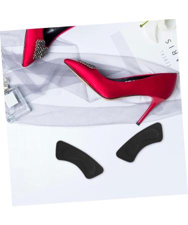 Beaupretty 8 Pairs High Heels Stickers - Anti-Wear Gel Shoe Inserts for Men | Protective Heel Pads & Adhesive Foot Stickers - Black 10.5x4cm - Buy Online on GoSupps.com