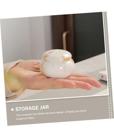 FOMIYES 9 Pcs Ceramic Airtight Jars for Women - Lip Balm and Cosmetic Containers - Assorted Colors - Travel Size Empty Pots - 4.5x4.5cm - Buy Online on GoSupps.com