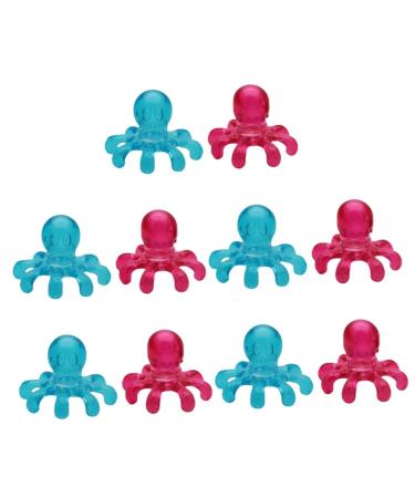 Healvian Massage Tools 10 Pcs Massager Tool Hair Head Gripper Elderly Plastic Neck Massager