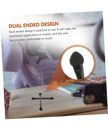 POPETPOP 25 Pcs Double Ended Eye Shadow Stick Sponges Makeup Cosmetic Lip Mask Brush Lipstick Brush Miss Girl - Buy Online on GoSupps.com