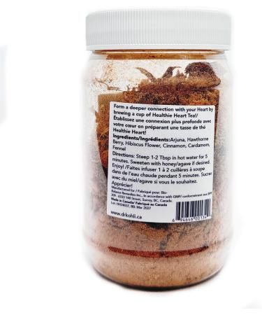 Wellness Heart Tea - Arjuna Hawthorne Hibiscus Cinnamon Cardamom Fennel Dandelion Milk Thistle - Organic Tea - Buy Online on GoSupps.com