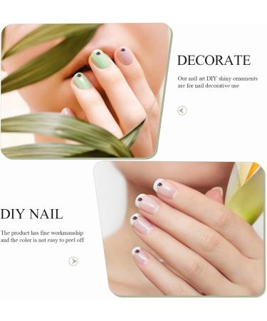 SEWACC Wedding Stickers 1 Bag 3D Nail Art Rhinestones Nail Crystals Gems Nail Jewelry Nail Diamonds Glass Flatbacks Manicures Nail Art Supplies () Nail Accessories - Buy Online on GoSupps.com