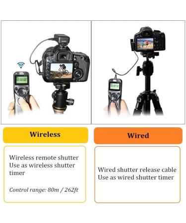 Pixel Wireless Shutter Release Timer Remote Control TW283-90 for Fujifilm Cameras-GFX50S X-Pro2 X-H1 X-T2 | Compatible with X-T1 X-T10 X-T20 X-T100 X-E2S X100F X70 X30 | TW-90 Fuji - Buy Online on GoSupps.com