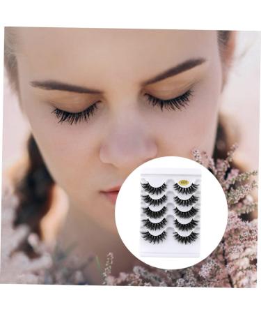 Beavorty 5 Pairs Fake eyelashes false eyelashes soft light fake lash artificial eyelashes black accent decor hand decor 3D black trim Natural Eyelashes dense Miss Adhesive Imitation - Buy Online on GoSupps.com