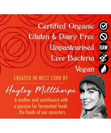 Organic Chilli & Dill Sauerkraut Juice 2 x 500ml Bottles - The Cultured Food Company's Spicy & Herbal Blend - Raw Unpasteurised & Rich in Enzymes - Buy Online on GoSupps.com
