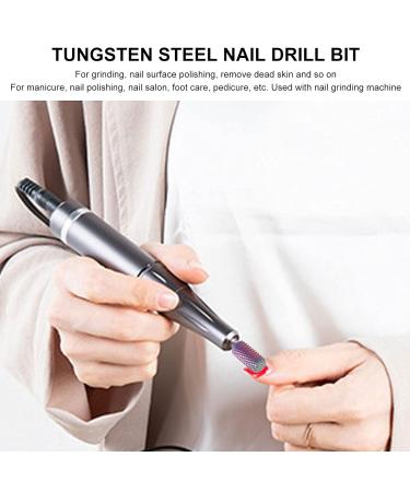 High-Quality Tungsten Steel Nail Grinding Head - Efficient Nail Drill Bit for Manicure | Shop Internationally - Buy Online on GoSupps.com